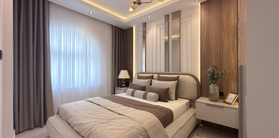 آپارتمان در  Alanya ، ترکیه 3 خوابه ، 124 متر مربع.  شماره 155598