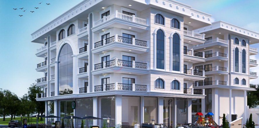 آپارتمان در  Alanya ، ترکیه 3 خوابه ، 140 متر مربع.  شماره 211576