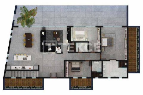 ویلا در  Bodrum ، ترکیه 4 خوابه ، 465 متر مربع.  شماره 153383 - 30