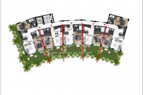 Leilighet  i Oba, Antalya, Tyrkia Nr. 190420 - 18