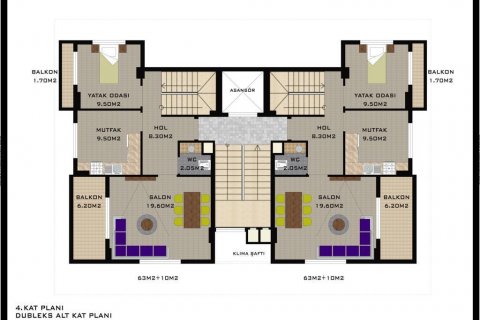 Wohnung  in Cikcilli, Antalya, Türkei Nr. 208340 - 16