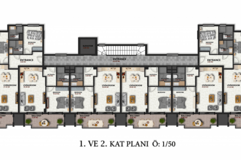 Wohnung  in Oba, Antalya, Türkei Nr. 209712 - 21