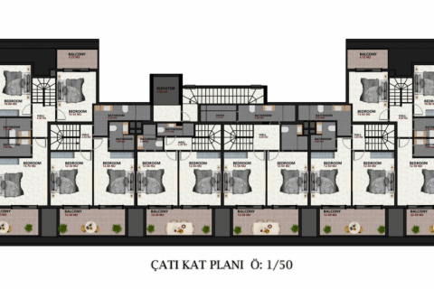 Wohnung  in Oba, Antalya, Türkei Nr. 209712 - 22