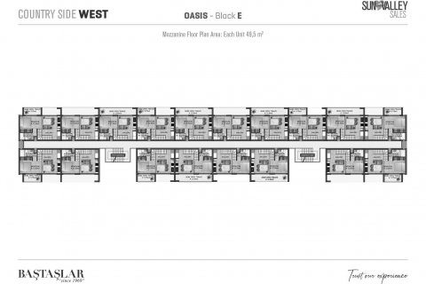 Daire Oasis Village 1+1,  №189066 - 4