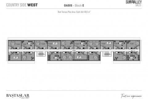 Daire Oasis Village 1+1,  №189066 - 5