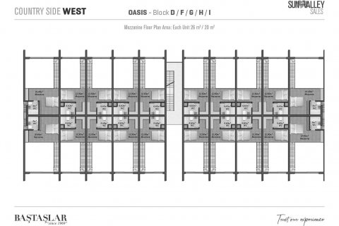 Daire Oasis Village 1+1,  №189069 - 4