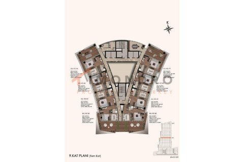 Продажа квартиры  в Умрание, Стамбуле, Турция 4+1, 566м2, №192761 – фото 9