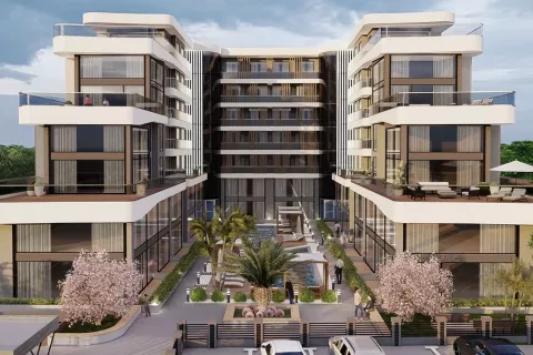 Продажа квартиры  в Аксу, Анталье, Турция 1+1, 42.86м2, №189546 – фото 1