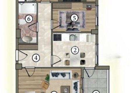 آپارتمان در Antalya ، ترکیه 2 خوابه ، 105 متر مربع. شماره 192831 - 24