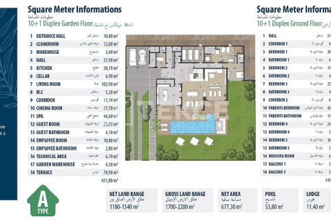 Продажа виллы  в Бююкчекмедже, Стамбуле, Турция 8+1, 532м2, №192833 – фото 23