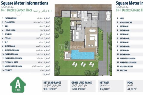 Продажа виллы  в Бююкчекмедже, Стамбуле, Турция 8+1, 532м2, №192833 – фото 21