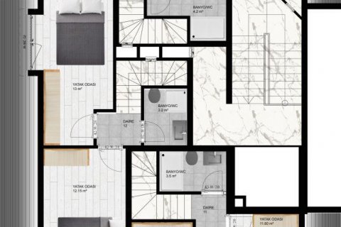 Wohnung  in Avsallar, Antalya, Türkei Nr. 208356 - 8