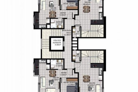 Wohnung  in Cikcilli, Antalya, Türkei Nr. 208357 - 25