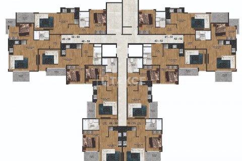 1+1 Takvåning i Alanya, Antalya, Turkiet Nr. 190078 - 9