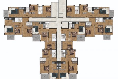 1+1 Takvåning i Alanya, Antalya, Turkiet Nr. 190078 - 17