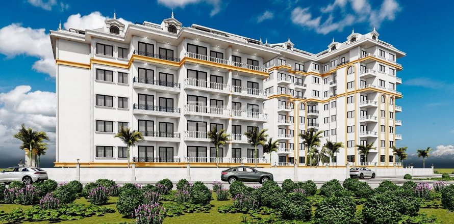 1+1 Takvåning i Alanya, Antalya, Turkiet Nr. 190078