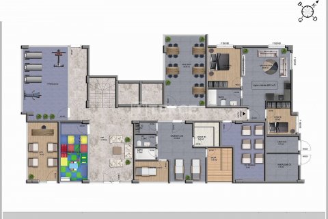 1+1 Takvåning  i Alanya, Antalya, Turkiet Nr. 190077 - 29