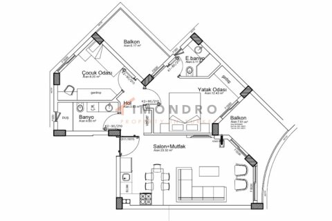 Apartment for sale  in Aksu, Antalya, Turkey, 3 bedrooms, 172m2, No. 184896 – photo 9