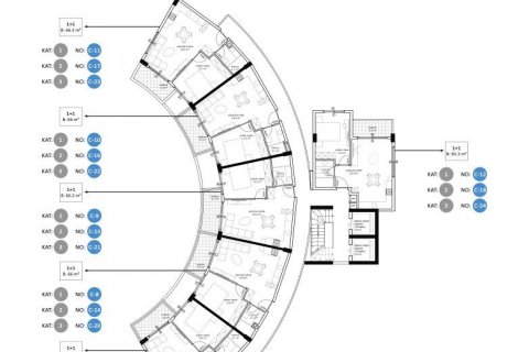 Продажа квартиры  в Оба, Анталье, Турция 2 комн., 66м2, №207595 – фото 25