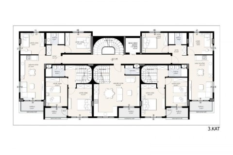 Lejlighed  i Alanya, Antalya, Tyrkiet Nr. 209723 - 4