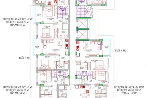 Продажа пентхауса  в Махмутларе, Анталье, Турция 2 комн., 47м2, №208492 – фото 18