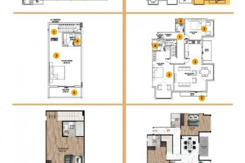 آپارتمان در  Alanya ، ترکیه 103 متر مربع.  شماره 208493 - 26