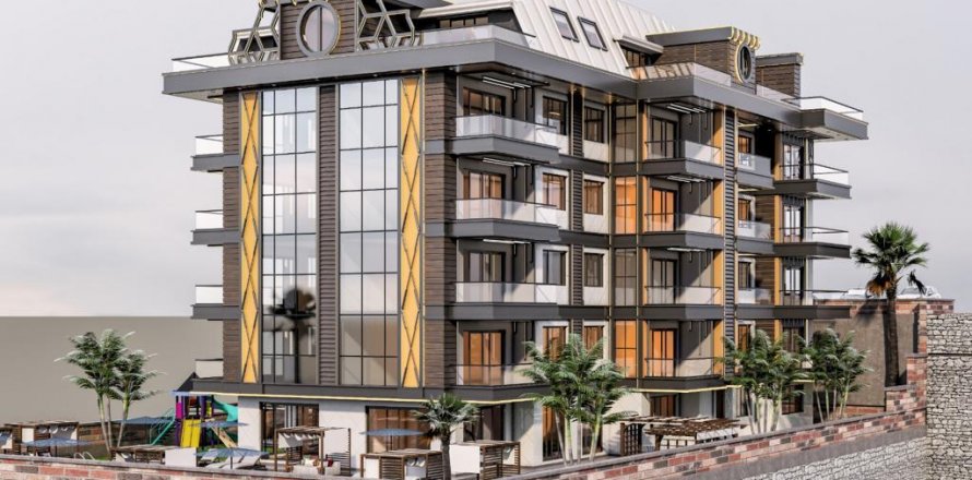 Квартира  2-х ком. в Аланье, Анталья, Турция №209143