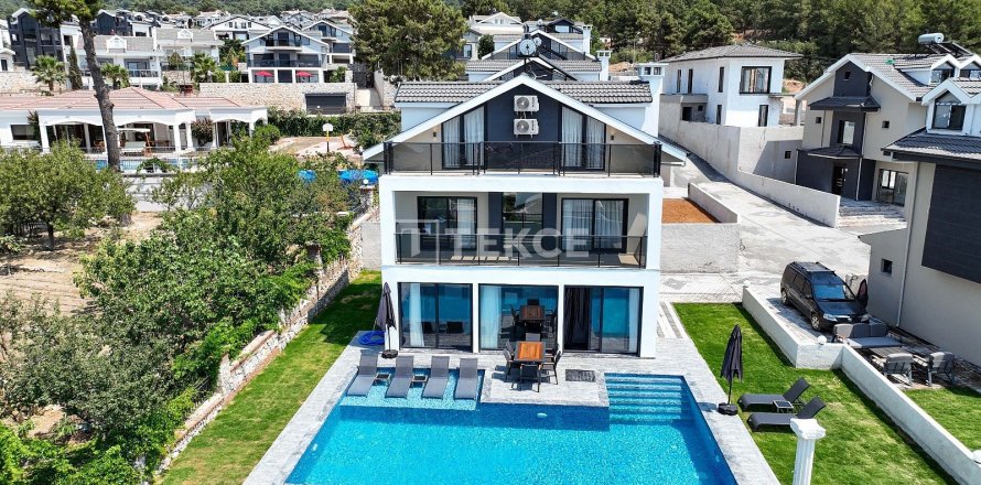 4+1 Villa in Fethiye, Mugla, Türkei Nr. 190406