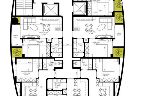 Apartment for sale  in Alanya, Antalya, Turkey, 61m2, No. 210080 – photo 17