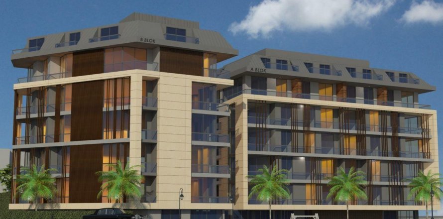 Пентхаус  2-х ком. в Аланье, Анталья, Турция №210083