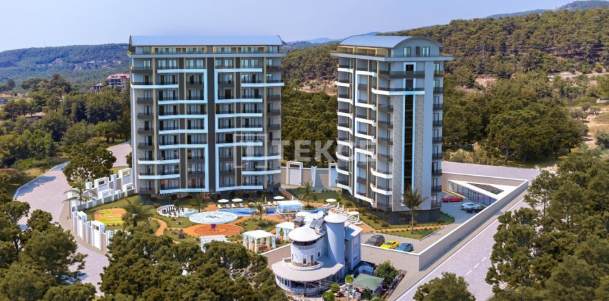 2+1 Takvåning  i Alanya, Antalya, Turkiet Nr. 84680