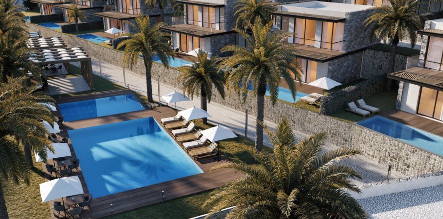 3+1 Villa  in Gumusluk, Mugla, Türkei Nr. 131232