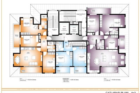 Продажа квартиры  в Махмутларе, Анталье, Турция 3 комн., 90м2, №209591 – фото 21