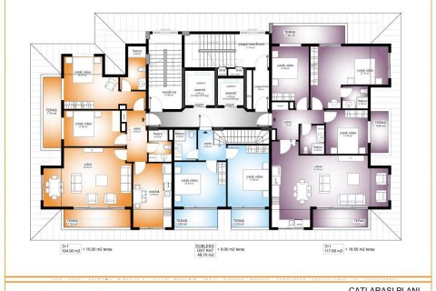 Продажа квартиры  в Махмутларе, Анталье, Турция 3 комн., 90м2, №209591 – фото 20