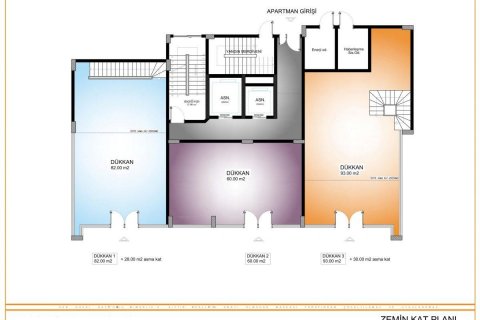Продажа квартиры  в Махмутларе, Анталье, Турция 3 комн., 90м2, №209591 – фото 23