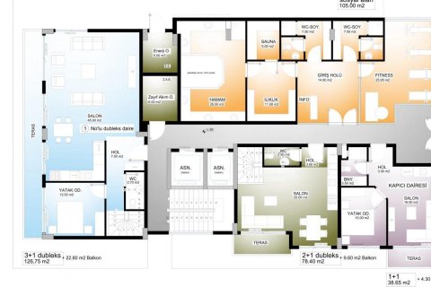 Takleilighet  i Kestel, Antalya, Tyrkia Nr. 209590 - 21