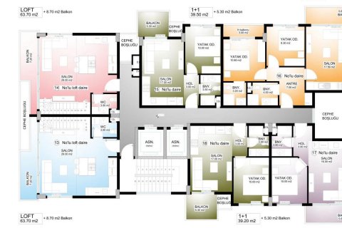 Takleilighet  i Kestel, Antalya, Tyrkia Nr. 209590 - 18