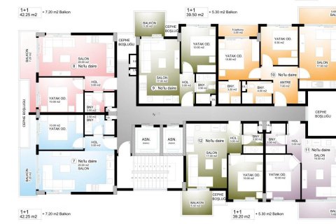 Takleilighet  i Kestel, Antalya, Tyrkia Nr. 209590 - 17