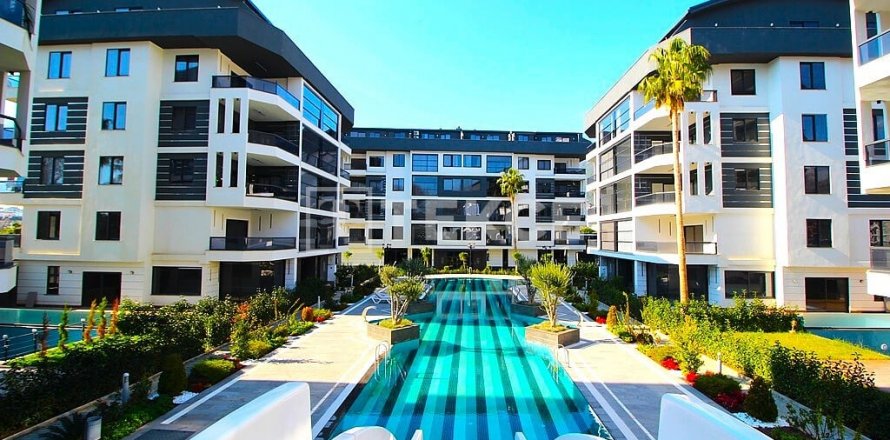 2+1 Lejlighed  i Alanya, Antalya, Tyrkiet Nr. 43751