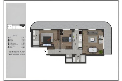 Продажа квартиры  в Кягытхане, Стамбуле, Турция 1+1, 57м2, №151772 – фото 14