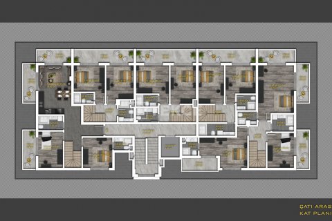 Продажа квартиры  в Аланье, Анталье, Турция 2+1, 95м2, №210372 – фото 18