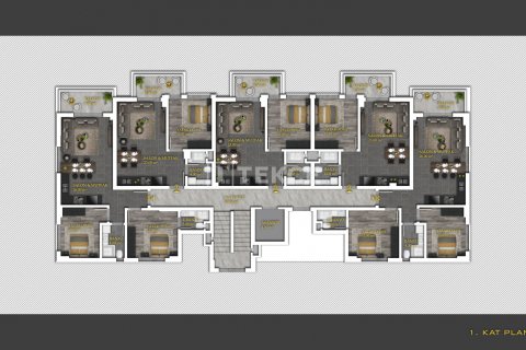 Продажа квартиры  в Аланье, Анталье, Турция 2+1, 95м2, №210372 – фото 15