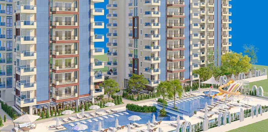 Квартира  2-х ком. в Махмутларе, Анталья, Турция №207993