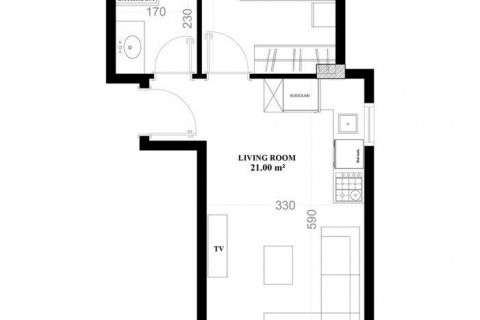 Продажа квартиры  в Махмутларе, Анталье, Турция 2 комн., 50м2, №207993 – фото 13