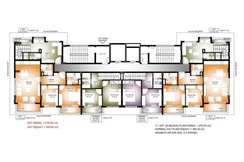 Продажа квартиры  в Махмутларе, Анталье, Турция 4 комн., 150м2, №209589 – фото 24