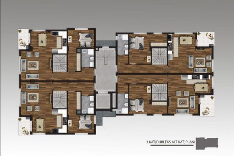 Продажа квартиры  в Анталье, Турция 4 комн., 150м2, №209583 – фото 18