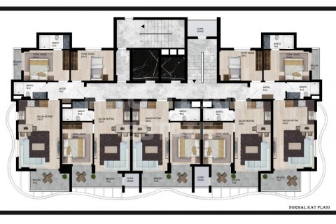 Продажа квартиры  в Авсалларе, Анталье, Турция 3 комн., 95м2, №190201 – фото 26