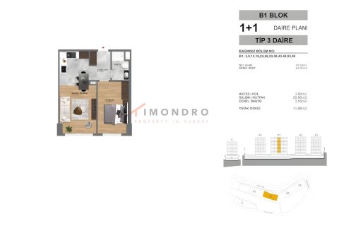 Продажа квартиры  в Эйюпе, Стамбуле, Турция 3+1, 135м2, №151615 – фото 21