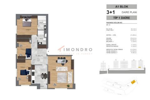 Продажа квартиры  в Эйюпе, Стамбуле, Турция 3+1, 135м2, №151615 – фото 18