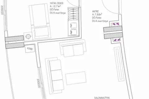 2+1 Lejlighed  i Aksu, Antalya, Tyrkiet Nr. 189504 - 18